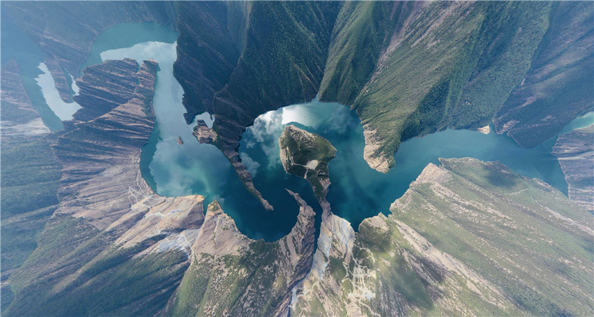 蓄水后的兩河口.jpg 蓄水后的兩河口.jpg