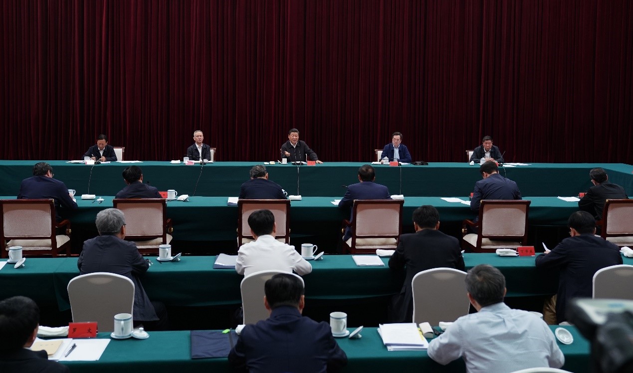 2019年5月20日至22日，中共中央總書記、國家主席、中央軍委主席習近平在江西考察，主持召開推動中部地區(qū)崛起工作座談會并發(fā)表重要講話。新華社記者 謝環(huán)馳 攝 