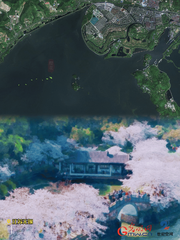 清明游玩賞花圖鑒來了！衛(wèi)星鏡頭帶你先睹為快