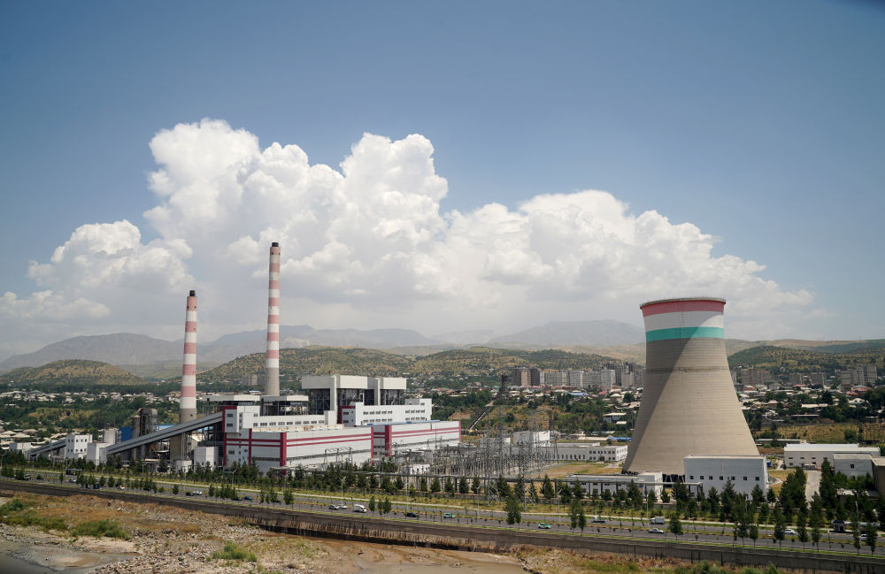 杜尚別2號熱電廠（2024年6月22日攝）。